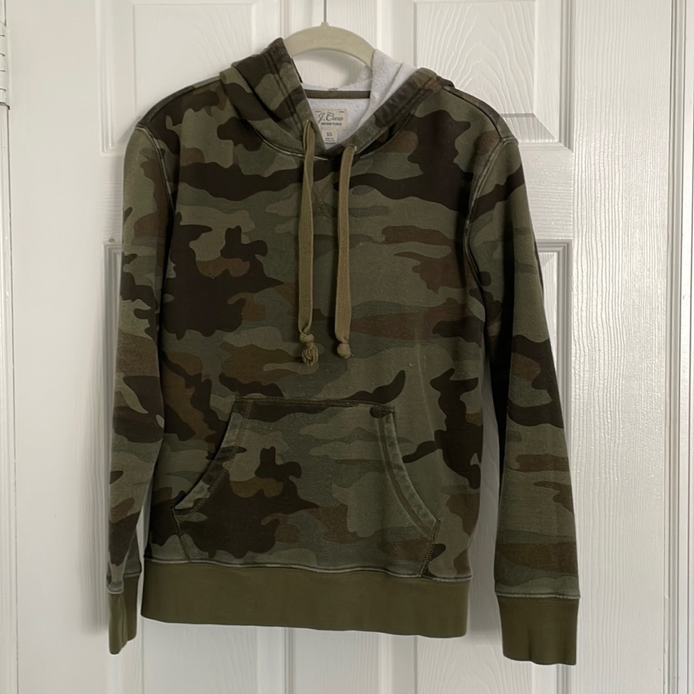 Jcrew vintage army sweatshirt hoodie sweater with front pockets